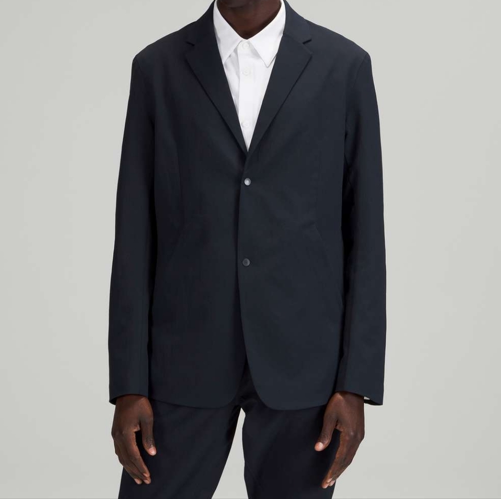 Lululemon New Venture Blazer Coat Jacket CCNY Classic Navy Blue Men's Size M